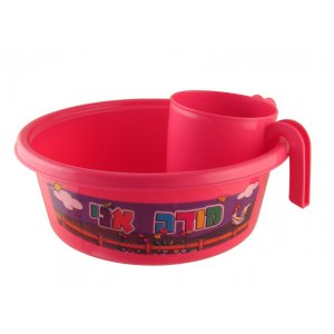 Pink Wash Cup & Bowl for Kids - Netilat Yadayim