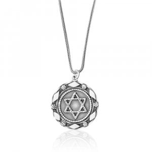 Silver Star of David Pendant from Golan Studio