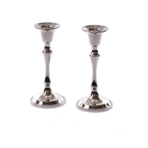 Classic Nickel Candlesticks