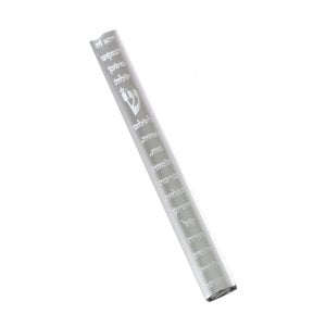 Silver Laser Print Home Blessing Mezuzah Case