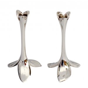 Orchid Design Candlesticks