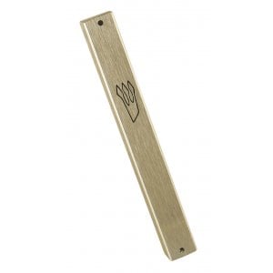 Aluminum Weather-proof Classic Mezuzah Case - Ivory