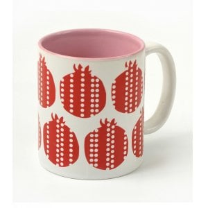 Barbara Shaw Coffee Mug - Red Pomegranates