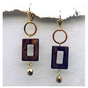 Autum Geometric Earrings by Edita