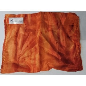Orange Silk Scarf by Galilee Silks - 1 in stock