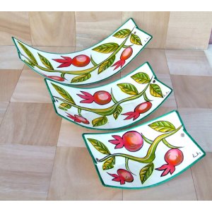 Bentwood Serving Tray by Kakadu - Climbing Pomegranate