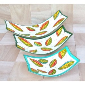 Bentwood Serving Tray by Kakadu - Leaves