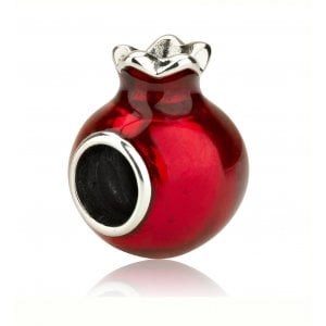 Sterling Silver Pomegranate Bracelet Charm