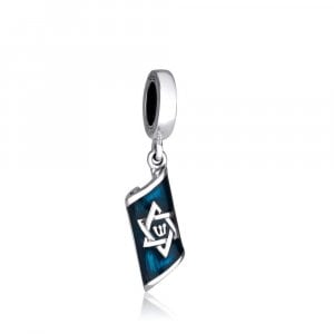 Sterling Silver Mezuzah Style Charm