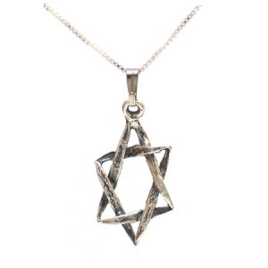 Star of David Pendant in Sterling Silver