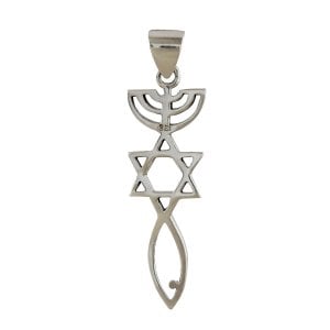 Sterling Silver Necklace Pendant Spiritual Religious Jewelry Grafted Pendant