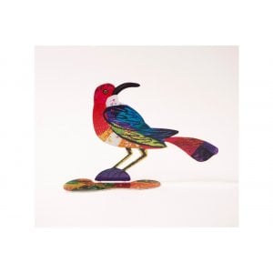 David Gerstein Free Standing Double Sided Steel Sculpture - Friendly Bird