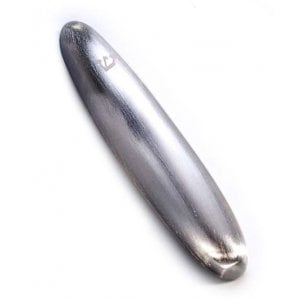 Anat Basanta Aluminum Mezuzah Case, Contemporary Capsule Design