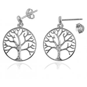 Tree of Life Sterling Silver Earrings