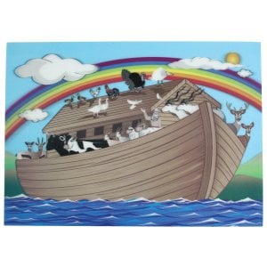 Noah's Ark 3-D Canvas Wall Hanging