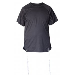 Talitnia Dry-Fit Tzitzit T-shirt With Kosher Tzitzis - Black