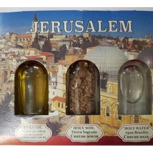 Jerusalem Holy Land Set of 3 Bottles