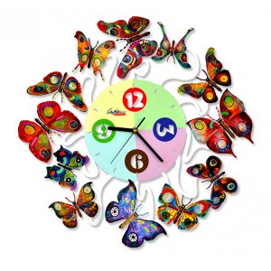 Spring Time Butterfly Clock by David Gerstein