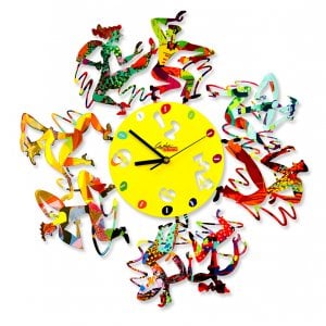 Disco Time Wall Clock by David Gerstein