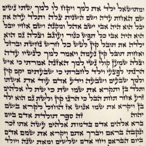 Ashkenaz Torah Ktav Beit Yossef Scroll