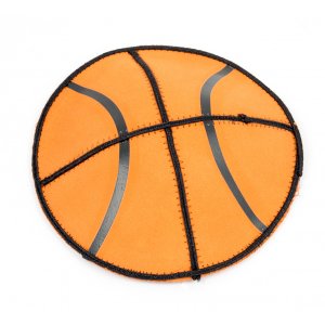 Suede Kippah - Basketball design