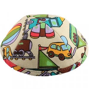 Colorful Childrens Toy Design Cloth Kippah