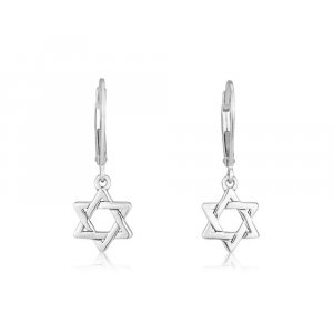 Sterling Silver Earrings - Star of David