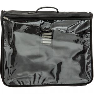 Faux Leather and PVC Tallit and Tefillin Carrier Briefcase - Black