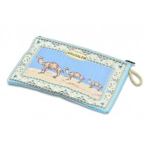 Embroidered Fabric Purse, Jerusalem Camel Design - Choice of Sizes