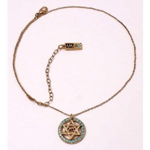 Amaro Handmade Pendant Star of David Necklace - from Ocean Collection