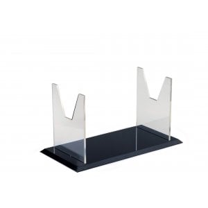 Folding Acrylic Stand on Plastic Base for Yemenite Kudu Shofar 24"-35" Length