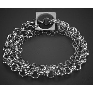 Adi Sidler Two in One Man's Bracelet and Necklace Chain - Stainless Steel