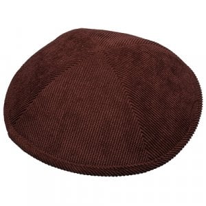 Maroon Corduroy Kippah