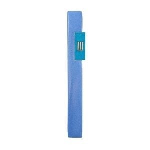 Yair Emanuel Mezuzah Case with Shin Letter in Rectangle Pop Out  Blue