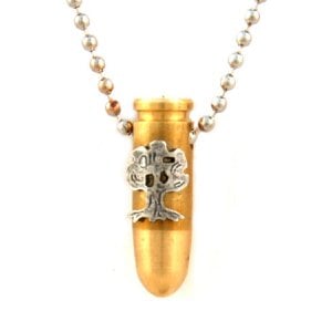 Israeli Army Bullet Bronze Pendant - Golani Symbol