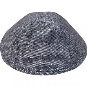Black-Gray Fabric Kippah - Available in Two Sizes