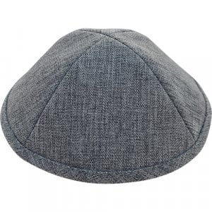 Dark Gray Fabric Kippah