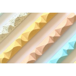 Graciela Noemi Handcrafted Origami Waves Mezuzah Case