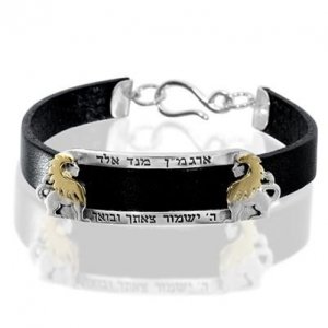 Ariel Kabbalah Bracelet - Silver and 9k Gold