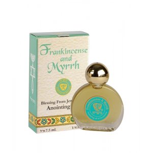 Blessing from Jerusalem Frankincense and Myrrh Anointing Oil 7.5 ml. 0.25 fl.oz.