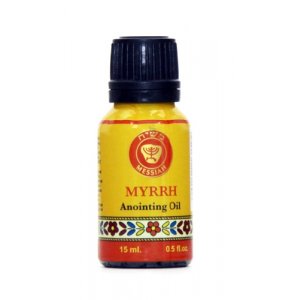 Myrrh Anointing Oil Cobalt Bottle - 15 ml.