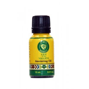 Ein Gedi Lily of the Valley Anointing Oil Cobalt Bottle - 15 ml.