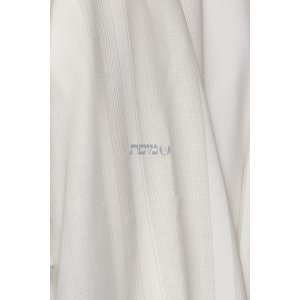 LaMenatzeach Victory Wool Tallit Non Slip Prayer Shawl - Pure White