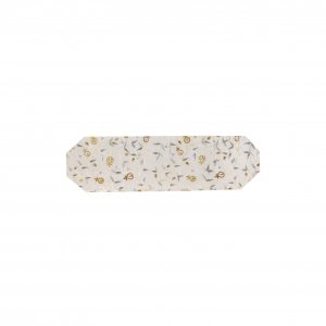 Yair Emanuel Table Runner - Silver and Gold Pomegranates Design
