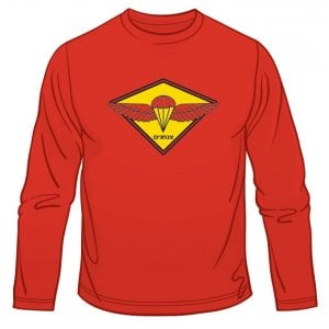 IDF Paratrooper Emblem Long Sleeved T-Shirt