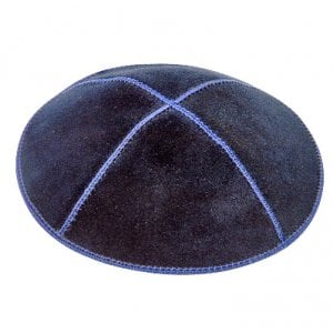 Blue Suede Kippah