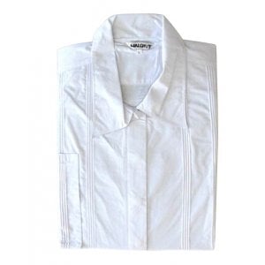 White Cotton Polyester Kittel Robe - Classic Design