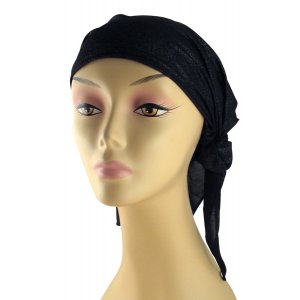 Black Womens Bandanna