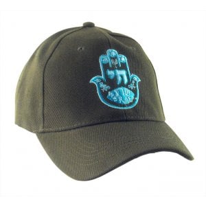 Khaki Hamsa Chai Cap