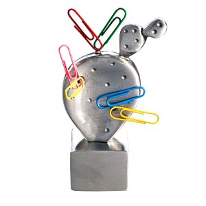 Anna Basanta  Office Desk Magnetic Sabra Sculpture for Metal Clips and Pins